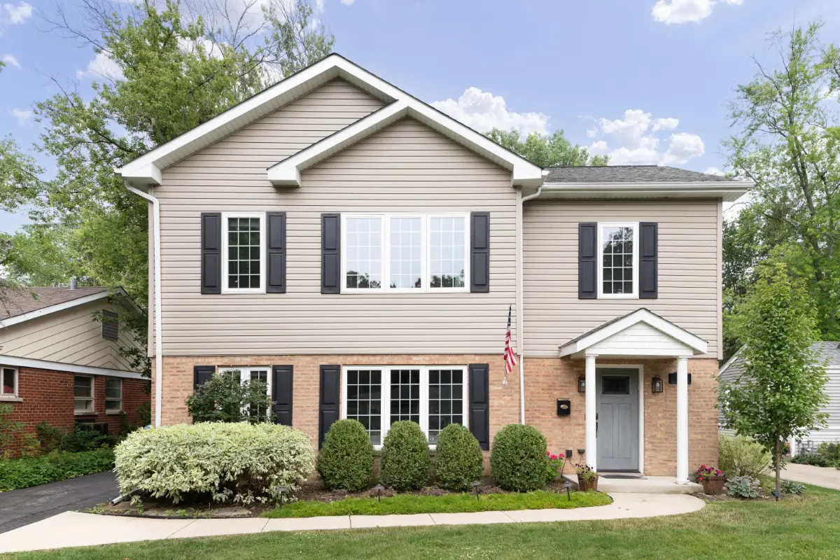 Siding installation project