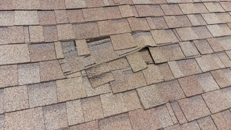 Storm damage repair by Littlefield Siding